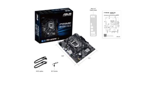 ASUS PRIME H510M-F R3.0 1200P DDR4 3200 HDMI M2 USB3.2 mATX (10-11 nesil)